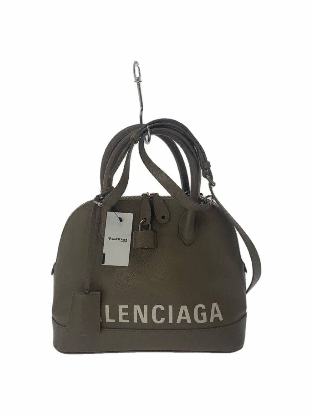 Balenciaga Ville Top Handle Handbag Beige Tan
